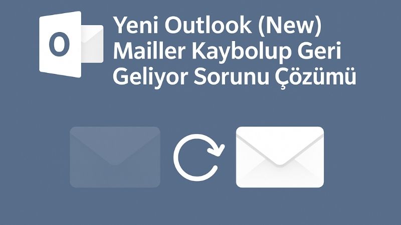 Yeni Outlook (new) Mailler Kaybolup Geri Geliyor Sorunu Çözümü